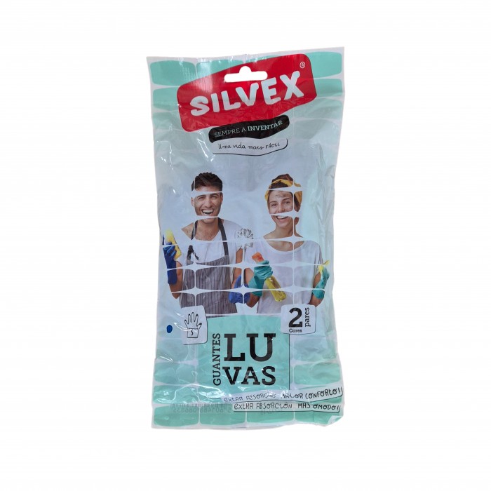 Luvas Reutilizveis Universais Tamanho S (2 pares)