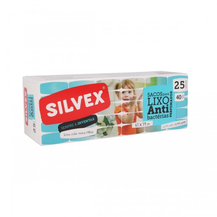 Scented Antibacterial Bags 40L (25 units)
