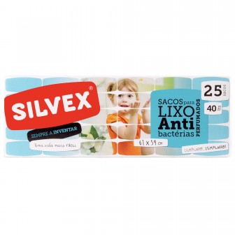 Scented Antibacterial Bags 40L (25 units)