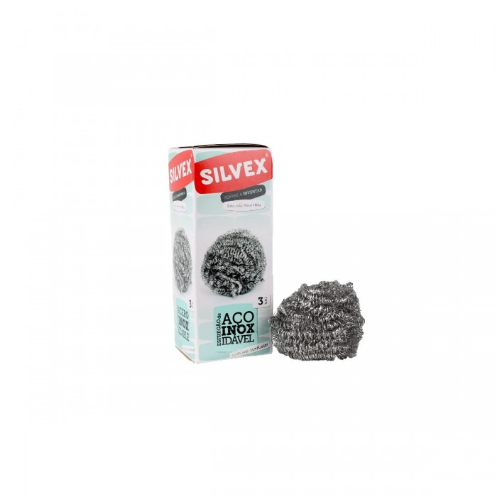 Stainless steel scrub pad (3 units)