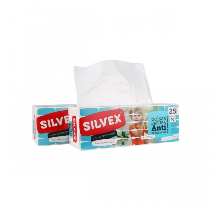 Scented Antibacterial Bags 40L (25 units)