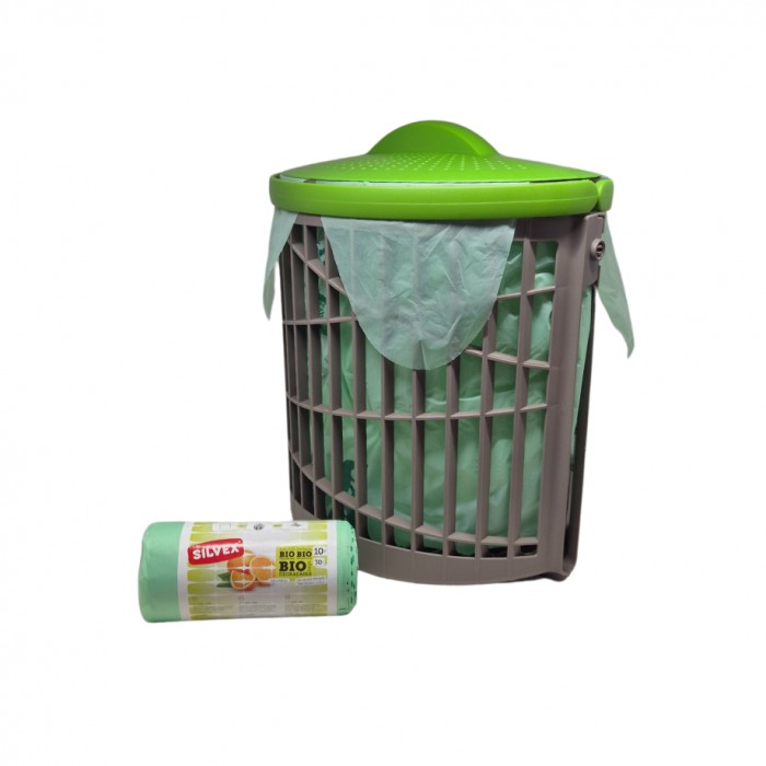 SILVEX BALDE P/ SACOS LIXO ORG�NICO 10 LTS