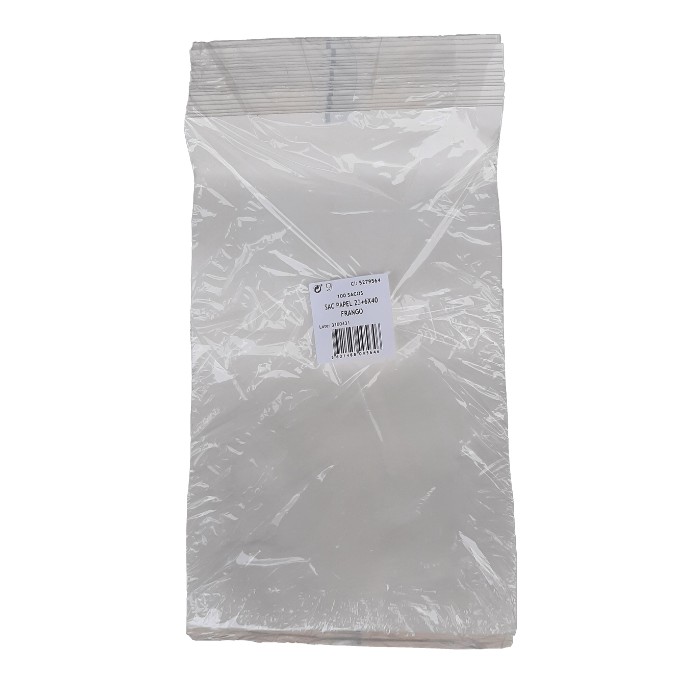 Saco Papel  230+60X400mm para Frango (100 Uni)