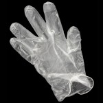 Transparent Vinyl Gloves L (100 PCS)