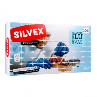 Blue Nitrile gloves L (100 PCS)