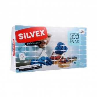 Blue Nitrile Gloves M (100 PCS)