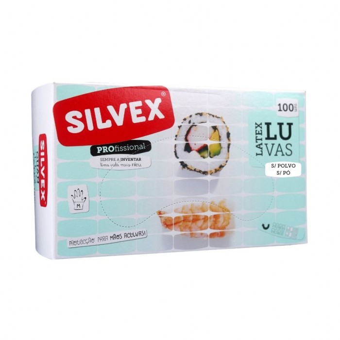 Powder Free Latex Gloves M (100 PCS)